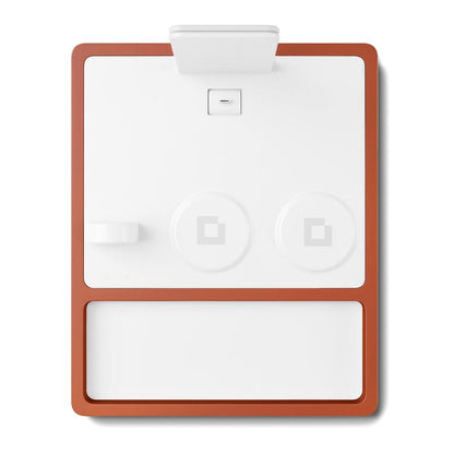 QUAD TRAY White - 4-In-1 Magsafe Oak Wireless Charger with Ipad Stand Support